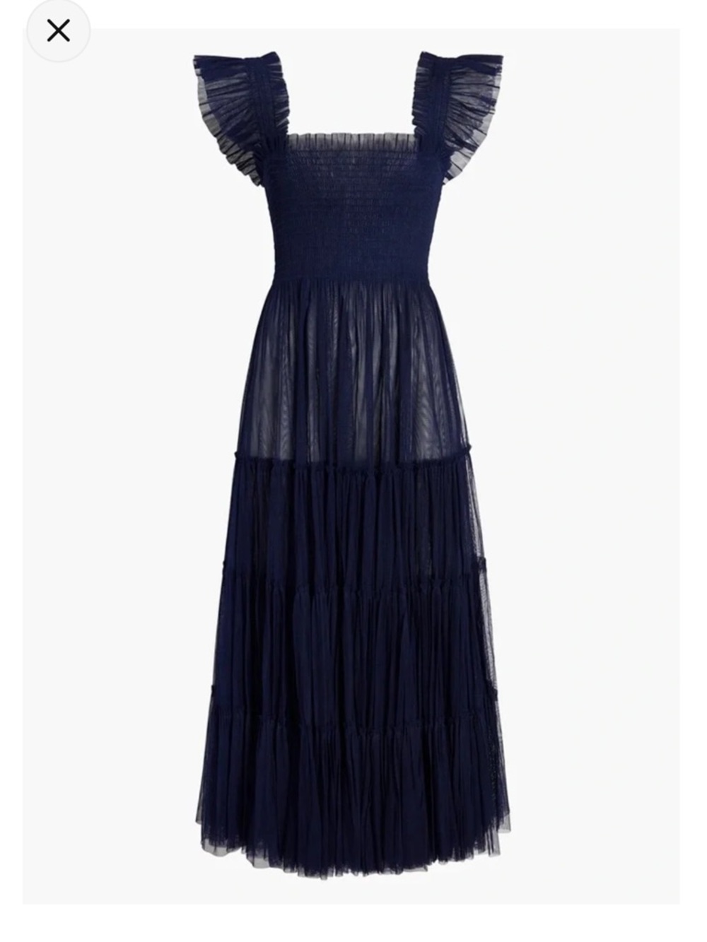Hill House Navy Tulle Ellie Nap Dress - Picture 3 of 10